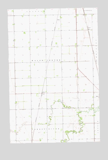 Voss, ND USGS Topographic Map