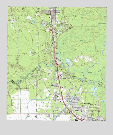 Voth, TX USGS Topographic Map