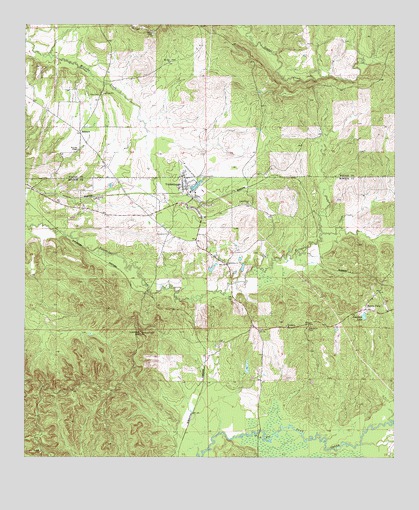 Vredenburgh, AL USGS Topographic Map