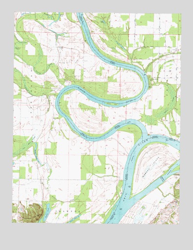 Wabash Island, KY USGS Topographic Map