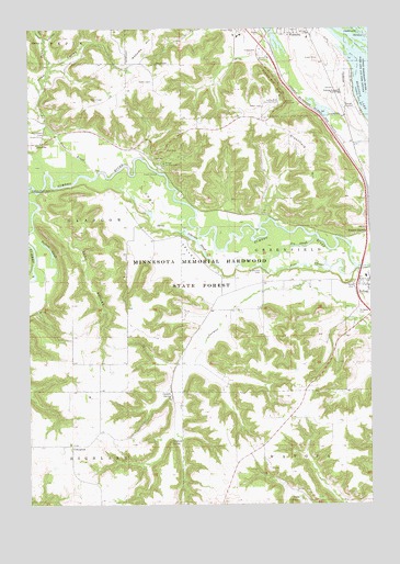Wabasha South, MN USGS Topographic Map