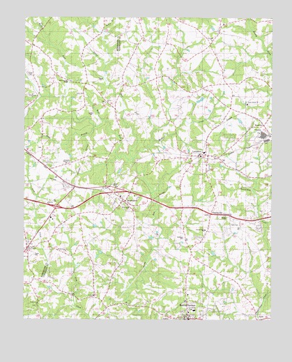 Boiling Springs North, NC USGS Topographic Map