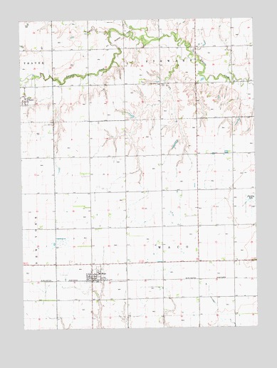 Waco, NE USGS Topographic Map