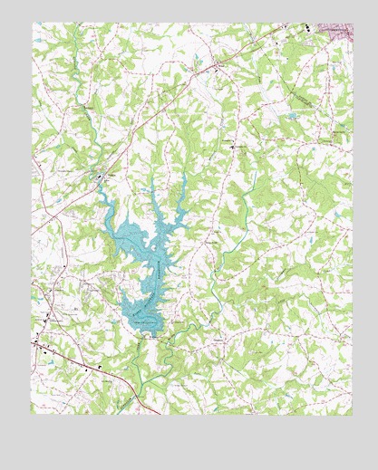 Waco, NC USGS Topographic Map