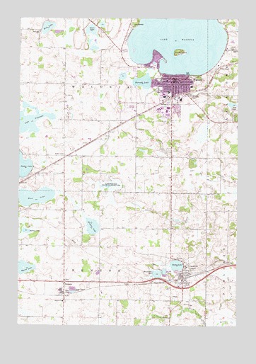 Waconia, MN USGS Topographic Map
