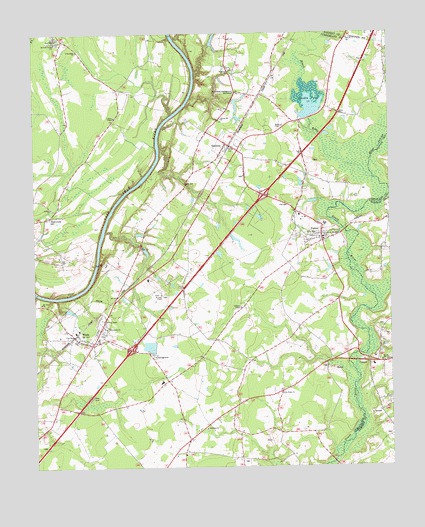 Wade, NC USGS Topographic Map