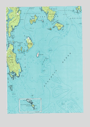 Bois Bubert, ME USGS Topographic Map