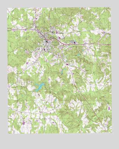 Wadesboro, NC USGS Topographic Map