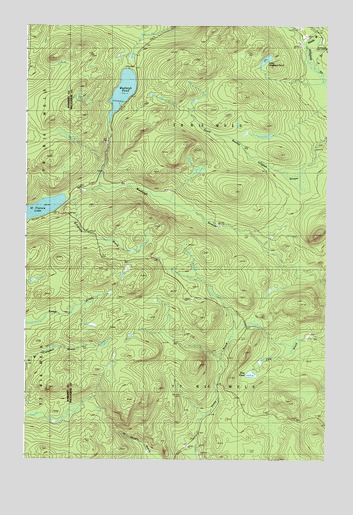 Wadleigh Pond, ME USGS Topographic Map