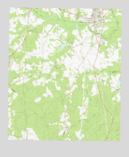 Wadley, GA USGS Topographic Map