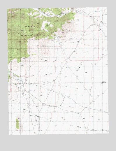 Wadsworth Ranch, NV USGS Topographic Map
