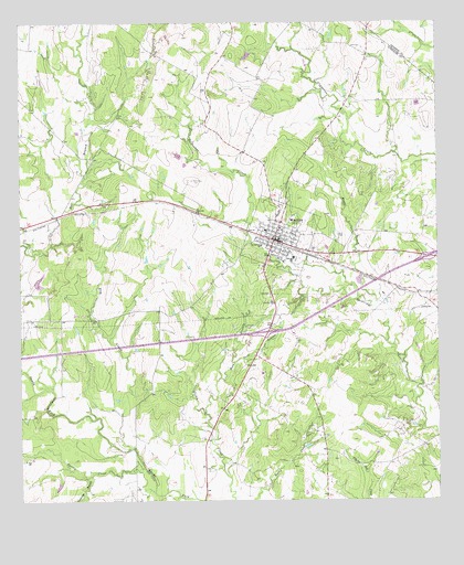 Waelder, TX USGS Topographic Map