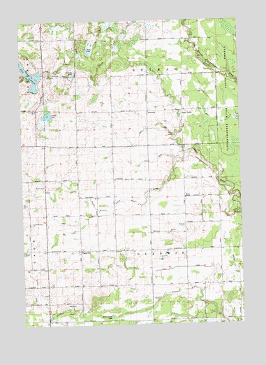 Wagarville, MI USGS Topographic Map
