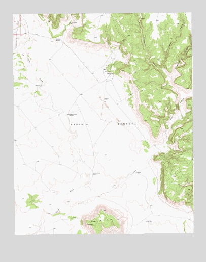 Waggoner Ranch, NM USGS Topographic Map