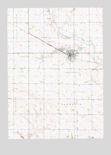 Wagner, SD USGS Topographic Map