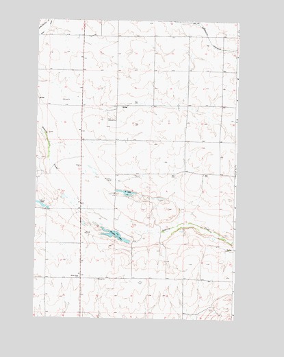 Wagner Lake, WA USGS Topographic Map