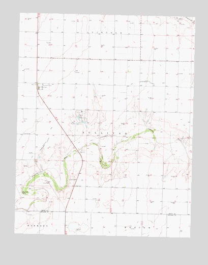 Wagon Bed Spring, KS USGS Topographic Map