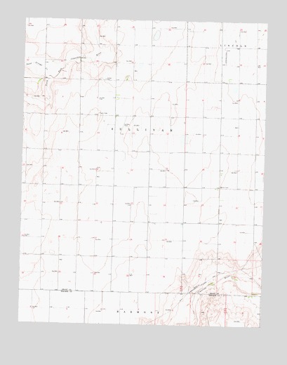 Wagon Bed Spring NW, KS USGS Topographic Map
