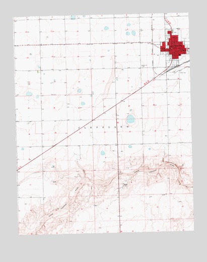 Boise City, OK USGS Topographic Map