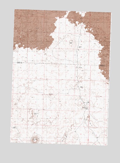 Wagon Butte, ID USGS Topographic Map