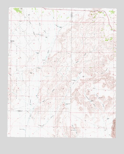 Wagon Canyon, NM USGS Topographic Map