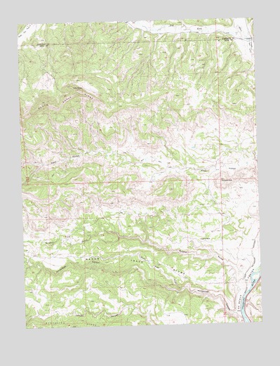 Wagon Track Ridge, CO USGS Topographic Map
