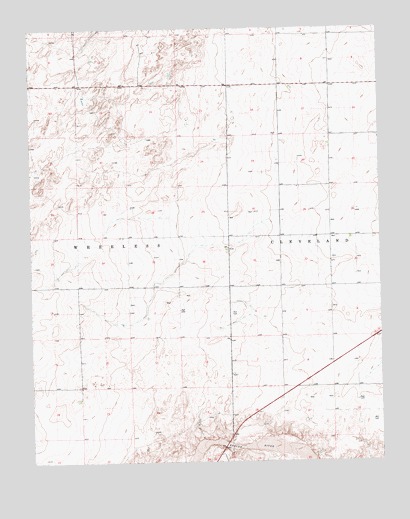 Boise City NW, OK USGS Topographic Map