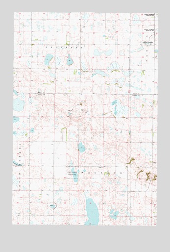 Wagon Wheel Hill, ND USGS Topographic Map