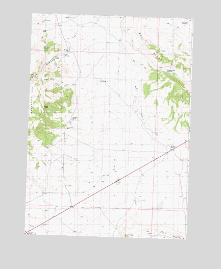 Wagontire Mountain East, OR USGS Topographic Map