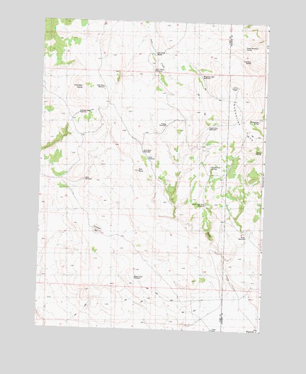 Wagontire Mountain West, OR USGS Topographic Map