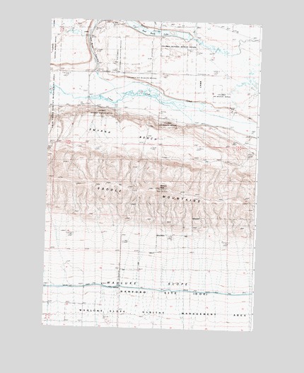 Wahatis Peak, WA USGS Topographic Map