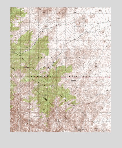 Wahguyhe Peak, NV USGS Topographic Map