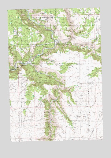 Wahkiacus, WA USGS Topographic Map