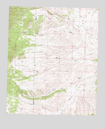 Wahoo Ranch, NM USGS Topographic Map