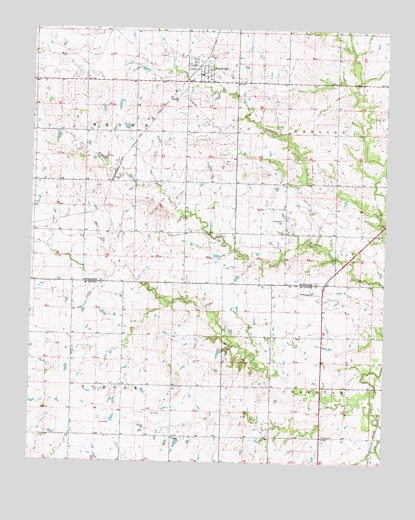 Wainwright, OK USGS Topographic Map