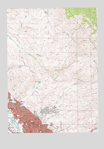 Boise North, ID USGS Topographic Map