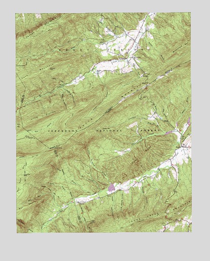 Waiteville, WV USGS Topographic Map