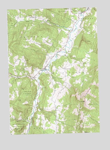 Waitsfield, VT USGS Topographic Map