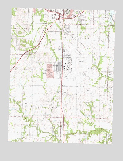 Wakarusa, KS USGS Topographic Map