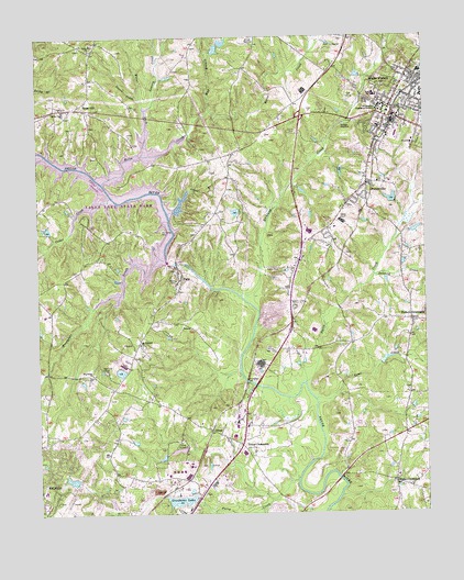 Wake Forest, NC USGS Topographic Map