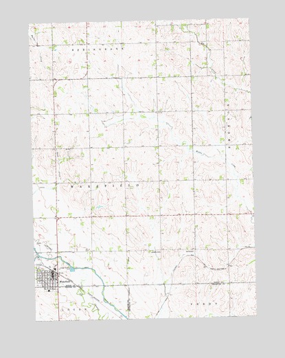 Wakefield, NE USGS Topographic Map
