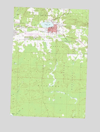 Wakefield, MI USGS Topographic Map