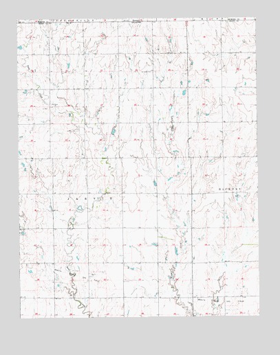 Wakita NE, OK USGS Topographic Map