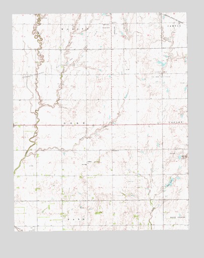 Wakita SW, OK USGS Topographic Map