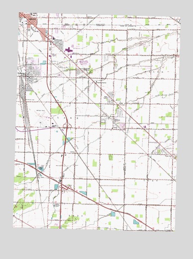 Walbridge, OH USGS Topographic Map