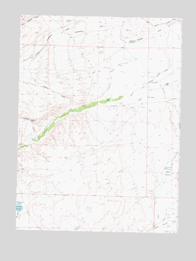 Walck Ranch, WY USGS Topographic Map