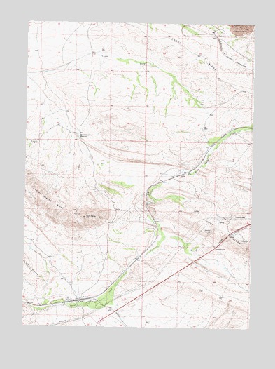 Walcott, WY USGS Topographic Map