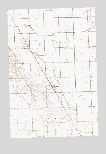 Walcott, ND USGS Topographic Map