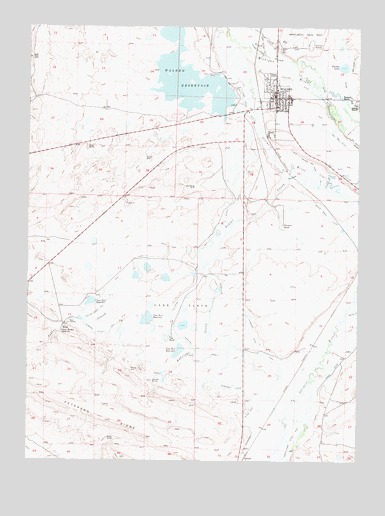 Walden, CO USGS Topographic Map