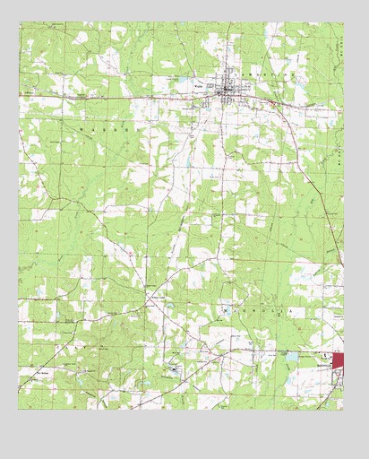Waldo, AR USGS Topographic Map